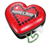 3D Puzzle - Heart Box - Minecraft