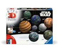 Ravensburger 3D Puzzle 11577 - Puzzle Ball Planets of the Star Wars Galaxy - First Trilogy Big and Small Star Wars Fans from 6 Years