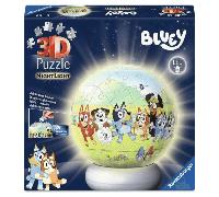Ravensburger 3D Puzzle Ball Bluey Night Light - 72 Pieces