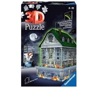Ravensburger 3D Puzzle Gruselhaus bei Nacht 11254-216 Teile - für Halloween Fans ab 8 Jahren: Erlebe Puzzeln in der 3. Dimension