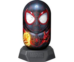 Ravensburger 3D Puzzle Hylkies No. 34 Miles Morales - Ages 8+ | 108 Pieces, Marvel Heroes, No Glue Required, Creative Craft Construction Kits for Kids & Adults