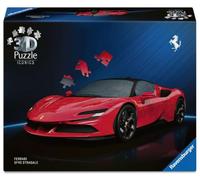Ravensburger 3D Puzzle Iconics: Ferrari SF90 Stradale - Ages 8+ | 108 Pieces, Ferrari, No Glue Required, Creative Craft Construction Kits for Kids & Adults