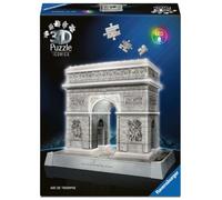 Ravensburger 3D Puzzle Iconics: Triumphbogen Paris - mit Licht: Eine wahre Ikone im 3D Puzzle Modellformat