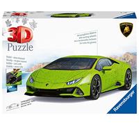 Ravensburger - 3D Puzzle Lamborghini Hurricane EVO Green, Vehicles, 108 Pieces, 10+ Years