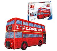 Ravensburger Red London Bus 3D Jigsaw Puzzle for Kids Age 8 Years Up - 216 Pieces - No Glue Required