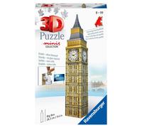Ravensburger 3D Puzzle - Mini Big Ben - 54 Teile - ab 8 Jahren: Erlebe Puzzeln i