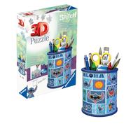 Ravensburger 3D Puzzle Pencil Cup Disney Stitch - Ages 6+, 54 Pieces | 54 pieces desk organiser, school gift, difficulty: 2/5, height: approx. 9.5 cm, without glue
