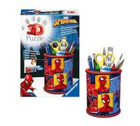 Ravensburger Marvel Spider-Man Pencil Pot Puzzle - 54 Pieces, Kids Jigsaw Puzzle, Fun & Educational Toy for Children