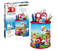 Ravensburger Super Mario Brothers Pencil Pot 3D Jigsaw Puzzles for Kids Age 6 Years Up - 54 Pieces - No Glue Required