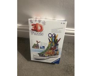 Ravensburger 3d Puzzle Shoe Trainer Sneaker Graffiti 112 Pieces New And Sealed