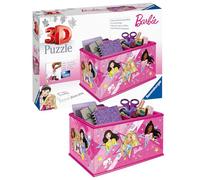Barbie 3D Puzzle Storage Beauty Box 216 Piece Plastic Storage Box No Glue Needed
