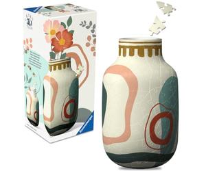 Ravensburger 3D Puzzle Vase Organic Beige - Ages 10+, 162 Pieces | No Glue Required, Creative Craft Construction Kits for Kids & Adults