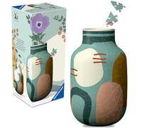 Ravensburger Vase 108-Piece 3D Puzzle Decorative Puzzle for Adults & Kids, Unique Home Décor, Durable Interlocking Pieces