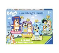 Ravensburger 4 x 24 Piece Kids Jigsaw Puzzle Set Bluey Figures Featuring Bluey F
