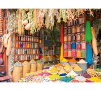 Ravensburger 500 Piece Jigsaw Puzzle - Colourful Spices & Herbs, Morocco | Photographic Puzzle for Adults & Teens | Premium Quality, Precision Fit, Relaxing Activity