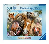 Ravensburger Jigsaw Puzzle – Selfies Horsing Around – 500 Pieces – Ages 10+