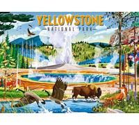 Ravensburger - 500 piece jigsaw puzzle - Yellowstone National Park | Adults and children from 12 years old, high-quality puzzle, unique pieces and perfect assembly, relaxation and relaxation