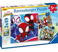 Ravensburger 5730 Marvel Spiderman Spidey His Amazing Friends 3X 49 Piece Jigs
