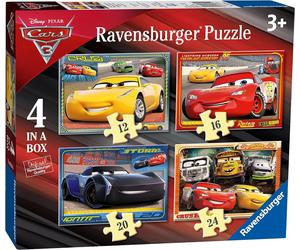 Ravensburger 641892 Disney Pixar Cars 4 in Box 12, 16, 20, 24 Pieces Jigsaw Puzz