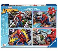 Ravensburger Marvel Spider-Man Jigsaw Puzzle New & Sealed 4 x 100 Pieces