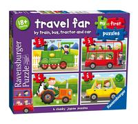 Ravensburger 7303 My First Puzzle Travel Far Jigsaw Puzzles - 2, 3, 4 and 5pc