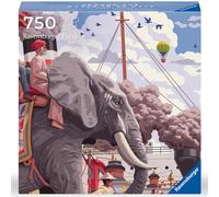 Ravensburger 12001201 - Around the world in 80 days - 750 pieces jigsaw puzzle - Puzzle for adults and kids age 14 years up,