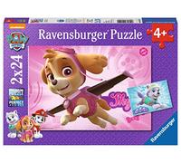 Ravensburger 9152 Paw Patrol Skye and Everest Jigsaw Puzzles - 2 x 24 Pieces