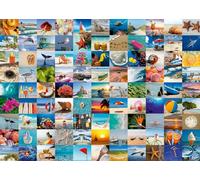 Ravensburger 99 Seaside Moments Jigsaw Puzzle | 1000-Piece | Unique Softclick Technology | Vibrant, Glare-Free | Perfect for Ages 14 and Up