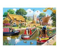 Ravensburger A Busy Day on the Canal 1000 Piece Jigsaw Puzzle for Adults and Kids Age 12 Years Up