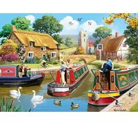 Ravensburger A Busy Day on the Canal Jigsaw Puzzle (1000 Pieces)