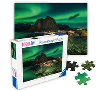 Ravensburger Adult Puzzles Aurora Borealis Norway - Ages 12+ | 1000 Piece Northern Lights Landscape Puzzle Exclusive to Amazon Adult Puzzle Gift