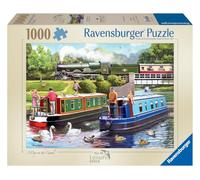 Ravensburger Leisure days No.10 Day on the Canal 1000 Piece Jigsaw Puzzles for Adults and Kids Age 12 Years Up