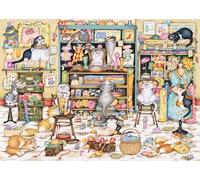 Ravensburger Adult Puzzles Crazy Cats Mrs Hardwicks Haberdashery - Ages 12+ | 1000 Pieces, Jigsaw Puzzles, Adult Puzzles, Gift for Women and Men