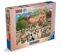 Ravensburger Jigsaw Puzzle Farm Cottage 1000-piece for Adults and Kids Age 12+