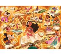 Ravensburger Disney Lorcana Glimmers of the Realm: Amber 1000 piece Jigsaw Puzzle for Adults and Kids Age 12 Years Up