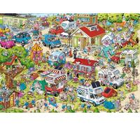 Ravensburger Ray's Comic Series The Campsite 1000 Piece Jigsaw Puzzles for Adults and Kids Age 12 Years Up