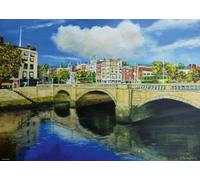 Ravensburger Adult Puzzles O'Connell Bridge, Dublin 1000p - Ages 12+