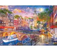 Ravensburger Jigsaw Puzzle Sunset over Amsterdam 1000 Piece for Adults & Kids 12+