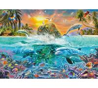 Ravensburger Adult Puzzles The underwater island - Ages 12+ | 1000 piece puzzle, adult puzzle, gift for men and women