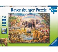 Ravensburger African Safari 100 Piece Jigsaw Puzzle for Kids Age 6 Years Up
