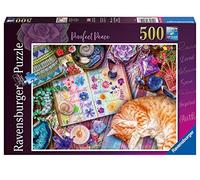 Ravensburger Aimee Stewart Purrfect Peace 500 Piece Jigsaw Puzzle for Adults & Kids Age 10 Years Up