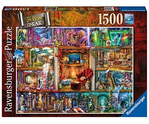 Ravensburger Aimee Stewart The Grand Library 1500 Piece Jigsaw Puzzle for Adults & Kids Age 12 Years Up