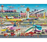 Ravensburger Airport Central - 150 Piece Jigsaw Puzzle for Kids Age 7 Years Up - Aeroplanes & Aviation