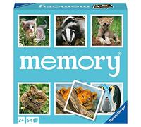 Ravensburger Animal Babies Memory Game - Matching Picture Snap Pairs For Kids Age 3 Years Up - Educational Todder Toy