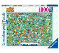 Ravensburger Animal Crossing Jigsaw Puzzle - 1000 Pieces, Challenge Edition, Whi