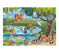 Ravensburger Animals Above and Below - 60 Piece Jigsaw Puzzle for Kids | Explore Natures Layers | Promotes Problem Solving Skills | FSC-Certified Mate