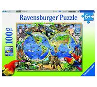 Ravensburger Animals of the Earth 100 Piece Jigsaw Puzzle for Kids Age 6 Years Up (105403)