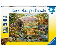 Ravensburger Animals of The Savanna 200 Piece Jigsaw Puzzle with Extra Large Pieces For Kids Age 8 Years and Up