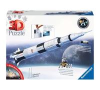 Ravensburger Apollo Saturn V Rocket Edition: 3D Jigsaw Puzzle for Kids | 440 Pieces | Authentic Spacecraft Replica | EasyClick Technology