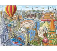 Ravensburger Around the World in 80 Days 1000 Piece Jigsaw Puzzles for Adults and Kids Age 12 Years Up